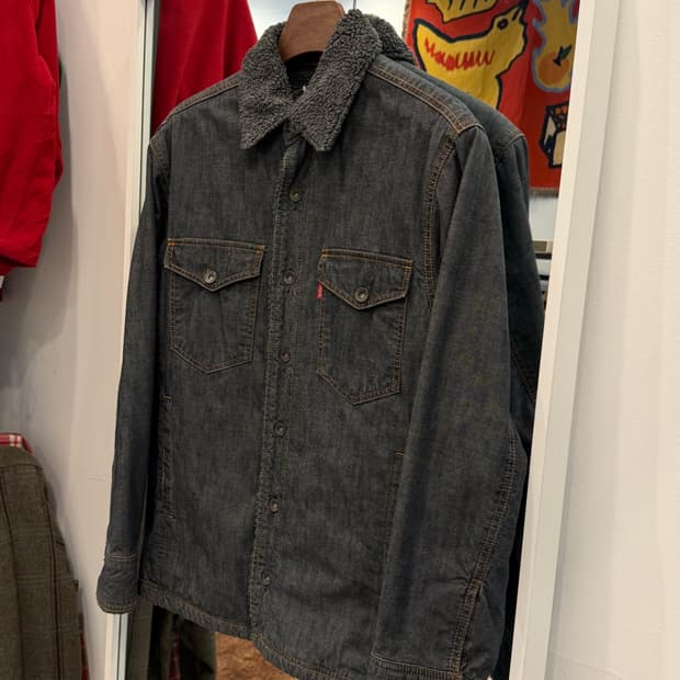 00s Levis 리바이스 쉐르파 데님 트러커 자켓