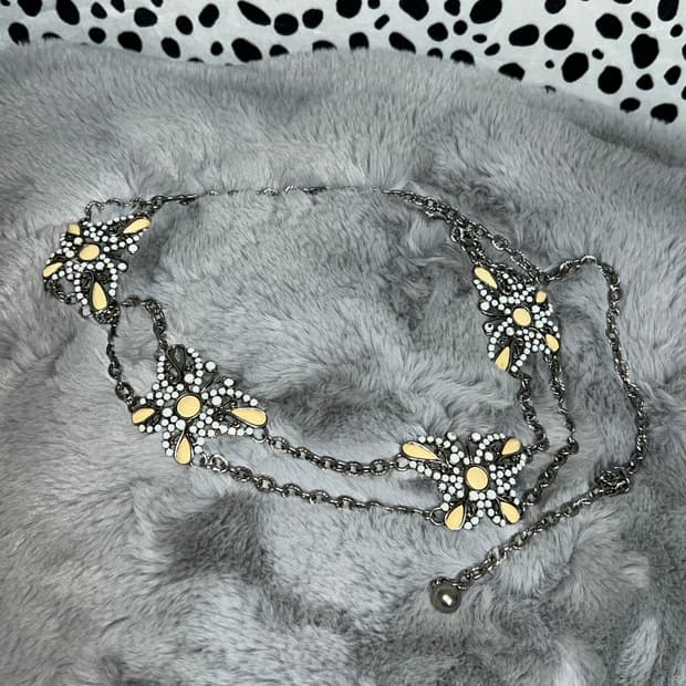 빈티지 오리엔탈 페어리 나비 체인벨트