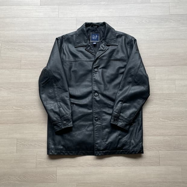 90s 올드갭 레더 카코트 gap carcoat