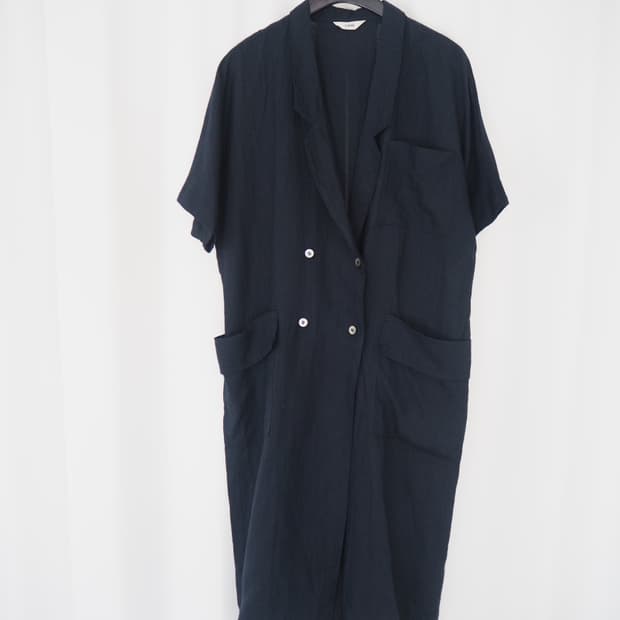 vintage linen coat 