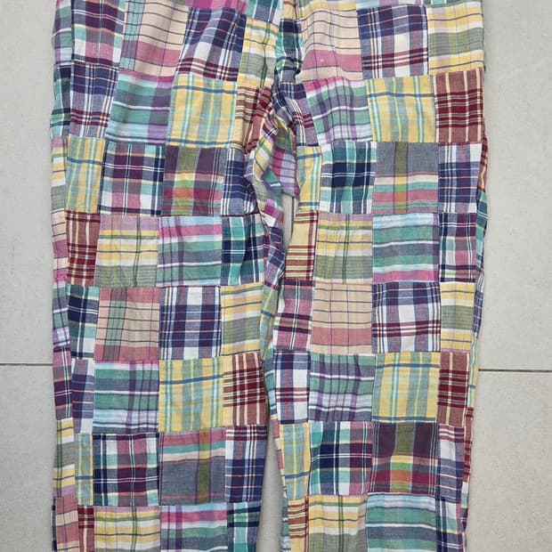 폴로 랄프로렌 럭비 패치워크 팬츠