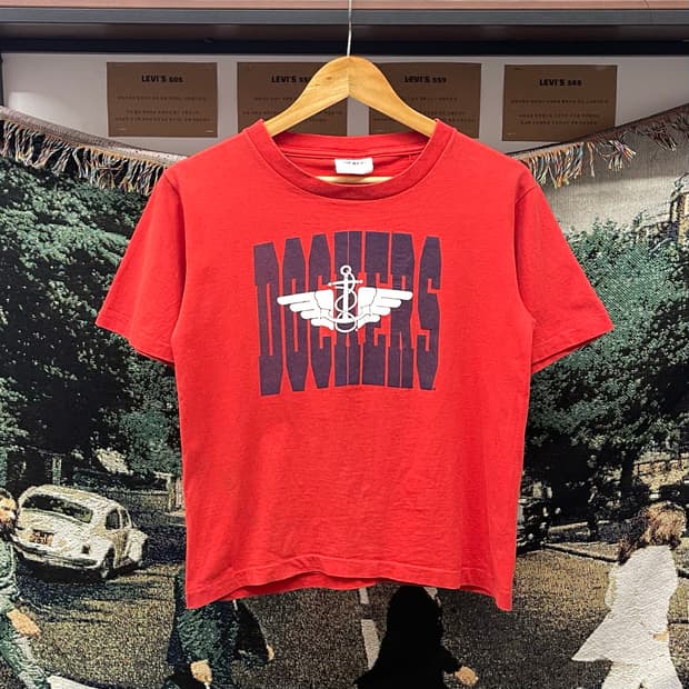 90s 리바이스 다커스 싱글스티치 티셔츠 made in USA (M)