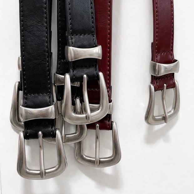 빈티지무드 소가죽벨트 2cm