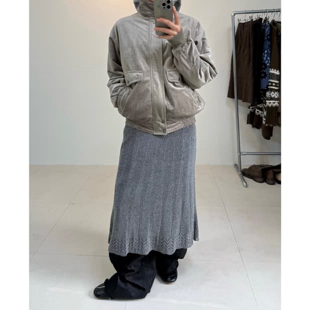 빈티지 벨벳 자켓