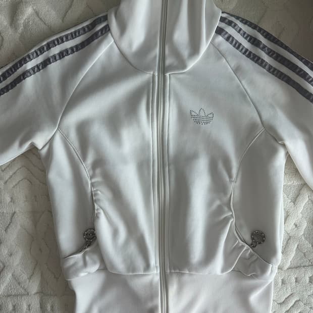 아디다스 파이어버드 큐빅 져지 화이트 xs