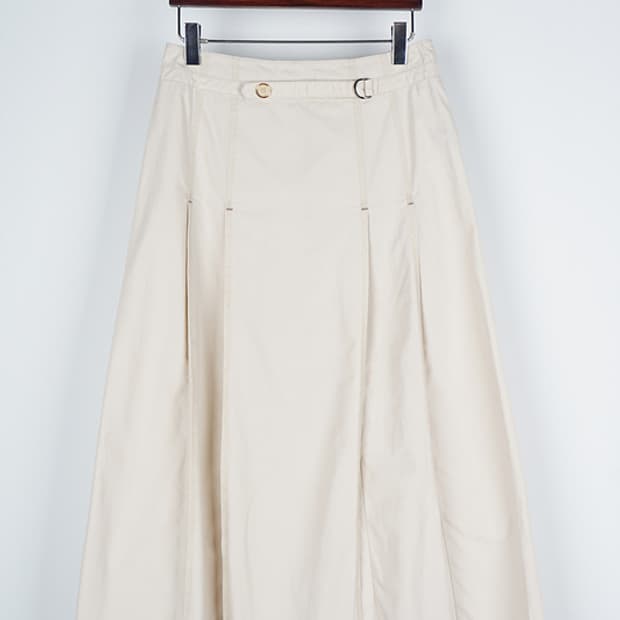 NEWYORKER D-ring belted pleats skirt 