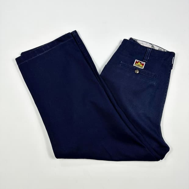 34 벤데이비스 오리지널 와이드핏 캔버스 워크팬츠