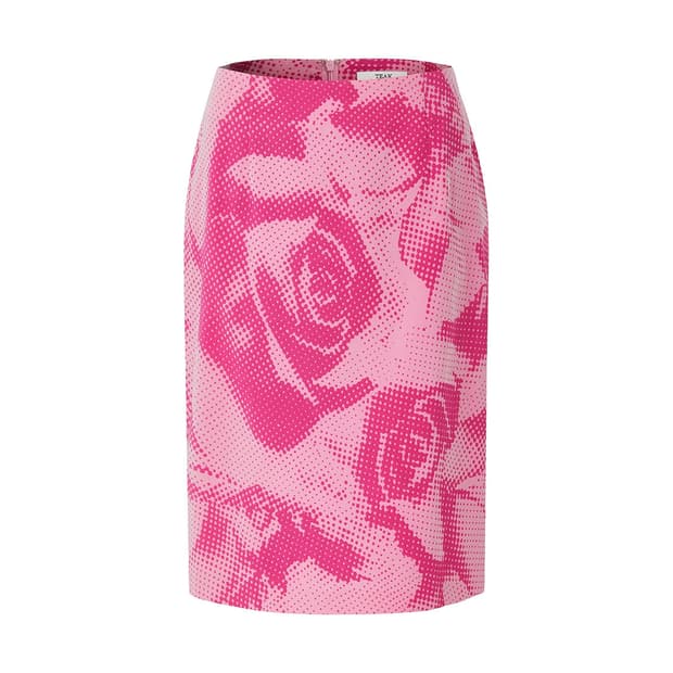 티크 핑크 모자이크 스커트 M Teak pink mosaic skirt