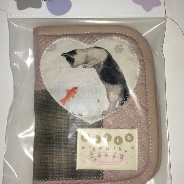 후르츠캔디 테디베어 밀크 후루츄 어항 포켓 다이어리 커버