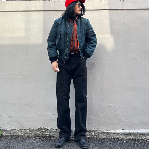 리바이스 517 블랙 부츠컷