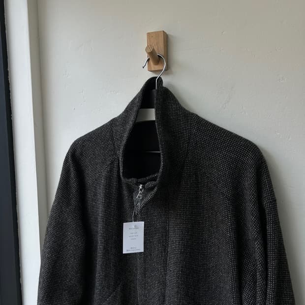 16827 - 오라리 헤어라인 라이트 트위드 블루종 자켓