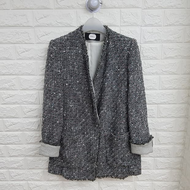 듀엘 트위드 자켓 55