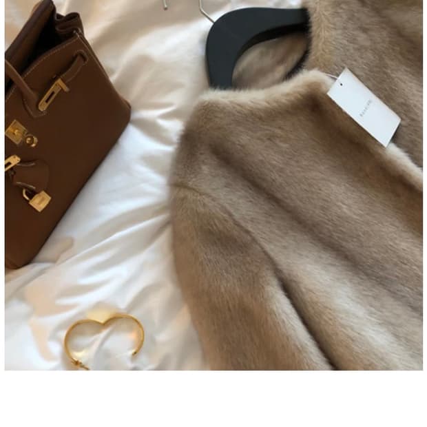 9room 구뜨 밍크퍼 자켓