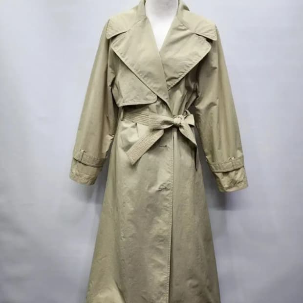 듀웰 벨티드 롱트렌치 코트66