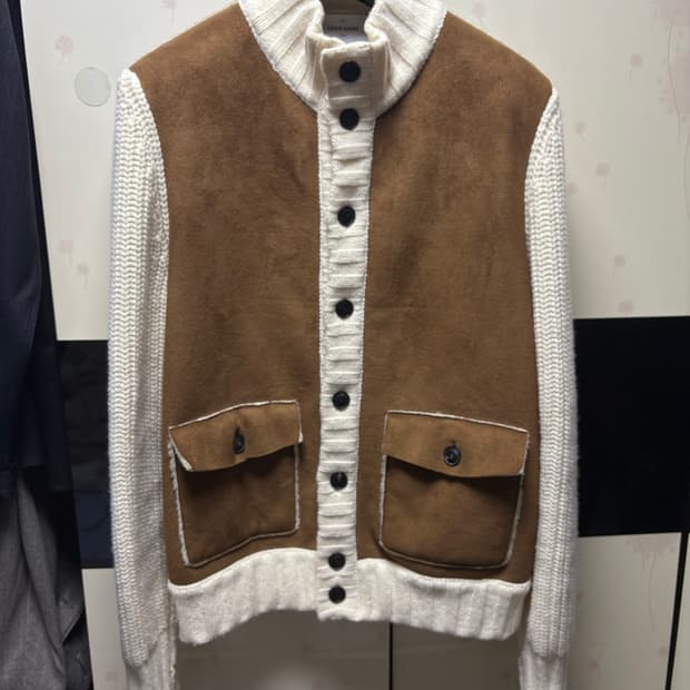 [50] 그랑사소 에코 시어링 무통 자켓