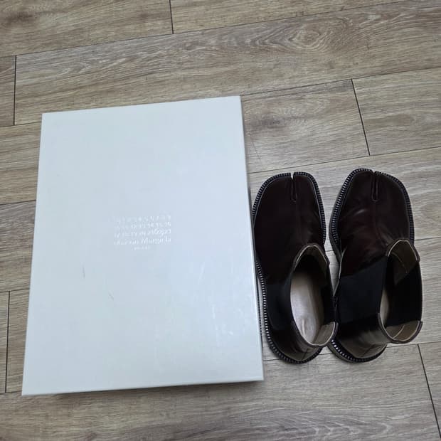 메종마르지엘라 타비 부츠 버건디 41