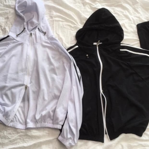 [새상품] 오버핏 아디다스 투웨이집업 바람막이