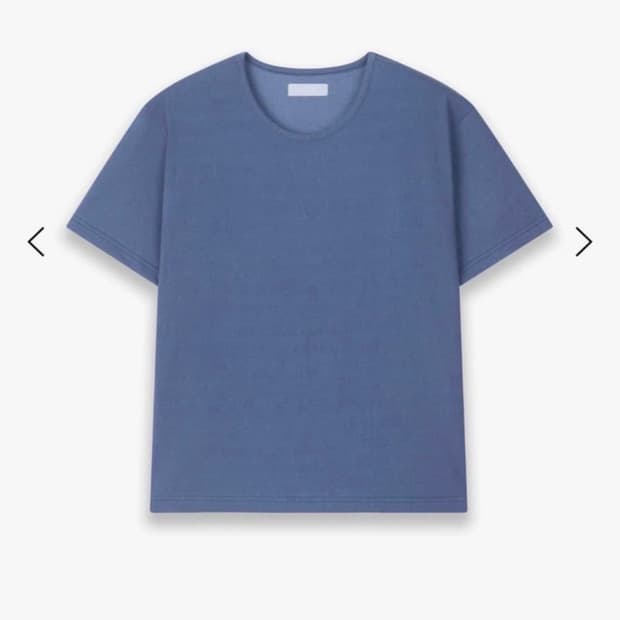 구매)) les brev t-shirt (blue) 1사이즈