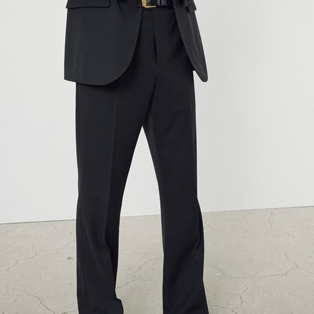 [30] 토니웩 울 트윌 플레어 팬츠 (카본 그레이)