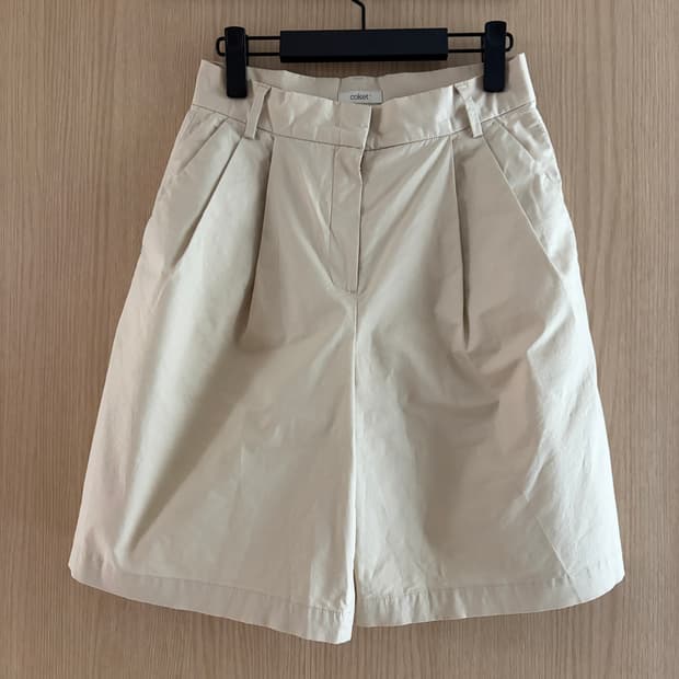 코켓 하프 팬츠 베이지