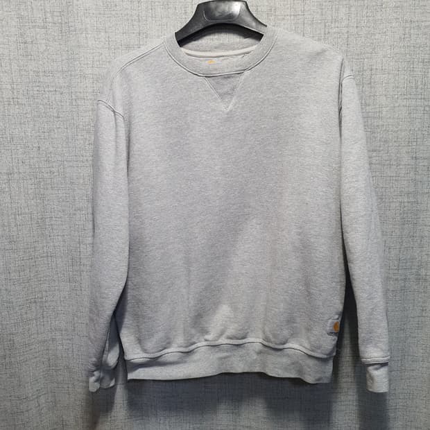 칼하트 기모 오리지널핏 맨투맨 회색 