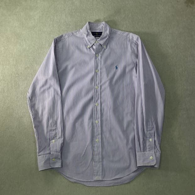 100 폴로랄프로렌 코튼 스트라이프 셔츠 