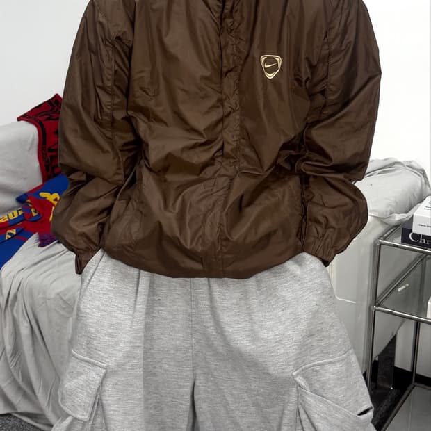 나이키 90s 브라운 바람막이 XL