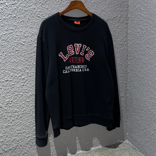 리바이스 빈티지 로고 맨투맨