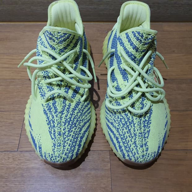 상태 최상 아디다스 이지부스트 350 프로즌 옐로우 예브라 280사이즈