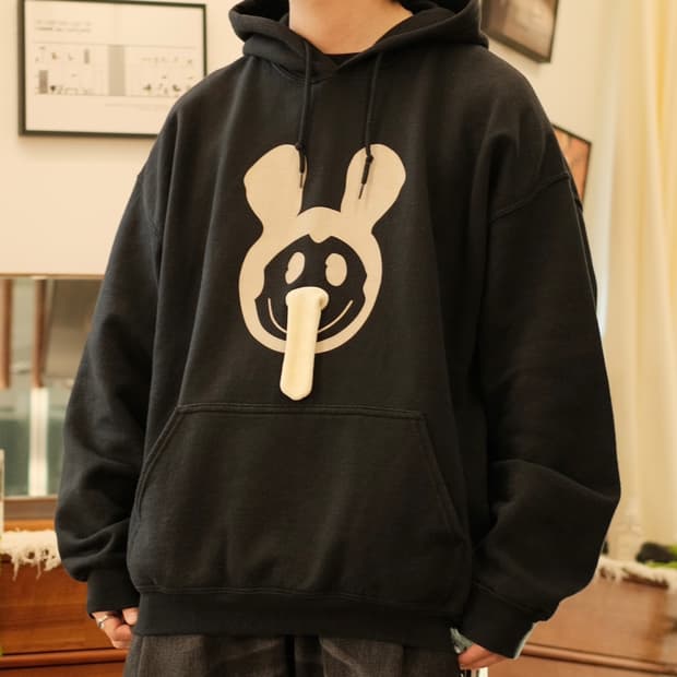 미도리카와 21fw 아웃오브뮤지엄 후드티 XL
