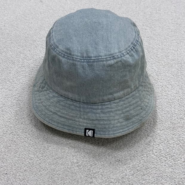 F 코닥 컬러플리스 자수 버킷햇 데님 0331E