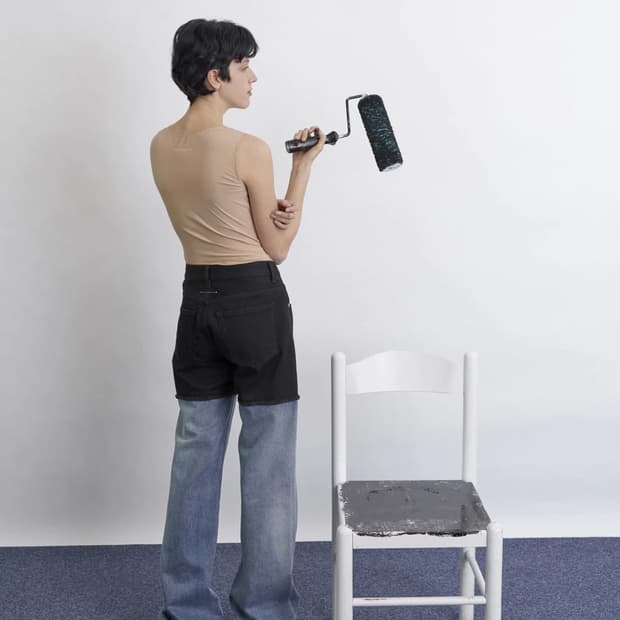 mm6 마르지엘라 투톤 데님 팬츠 40