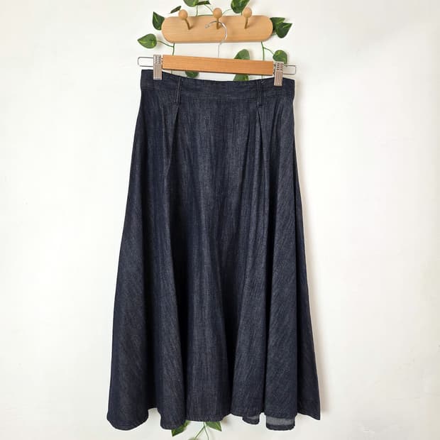 Lowrys farm 데일리 데님 롱스커트