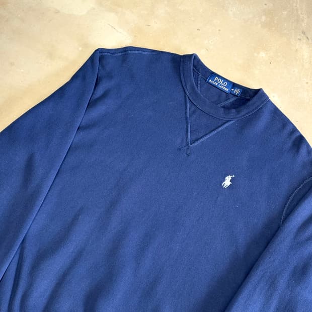 M 폴로랄프로렌 네이비 기모 맨투맨