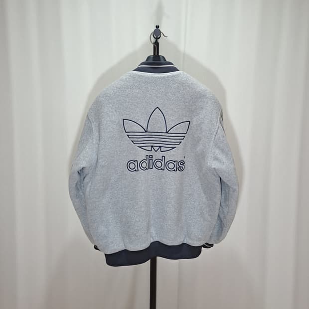 (택포) 아디다스 00's 올드스쿨 빅트레포일 플리스 봄버 B158