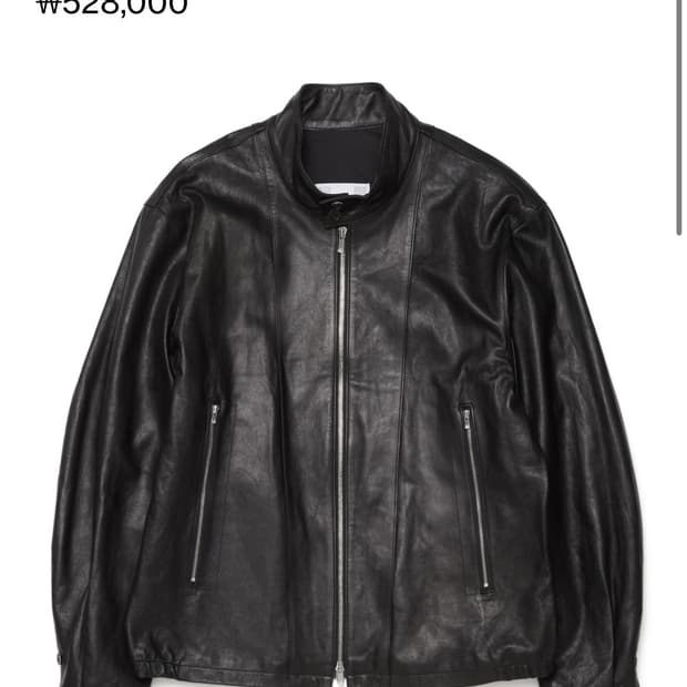 해칭룸 램스킨 레더 자켓 2