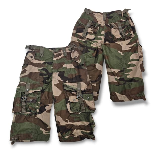 S Camo 카모 스트링 7부바지