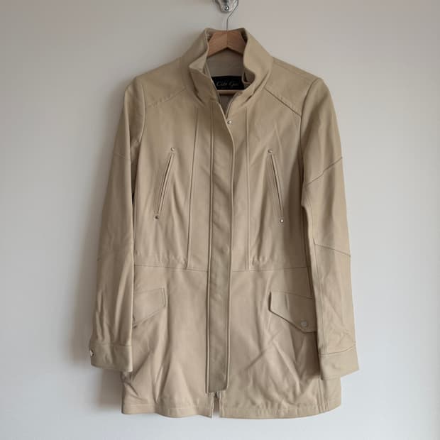 Pre owned 코트레더 자켓(염소가죽)