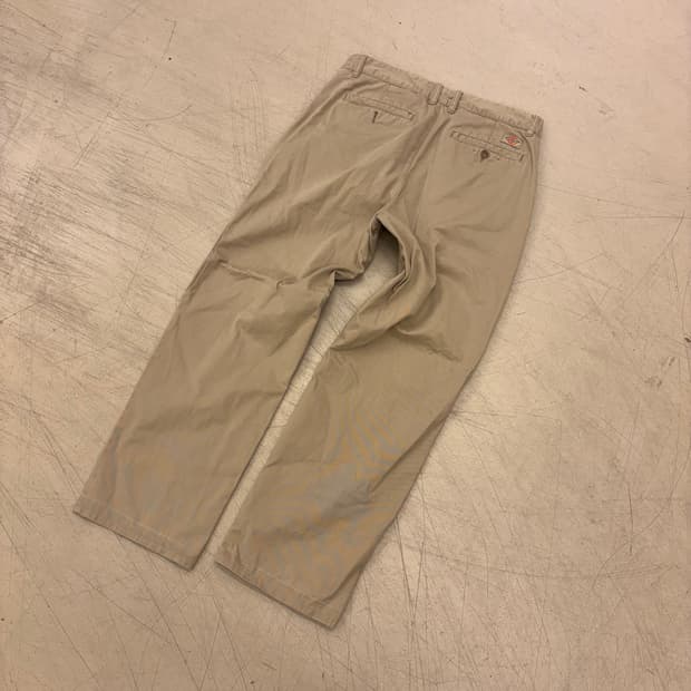 디키즈 베이지 치노 팬츠
