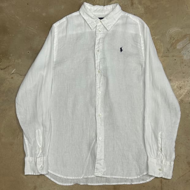 🫶🏻 폴로랄프로렌 릴렉스드핏 White 린넨 셔츠 🫶🏻 