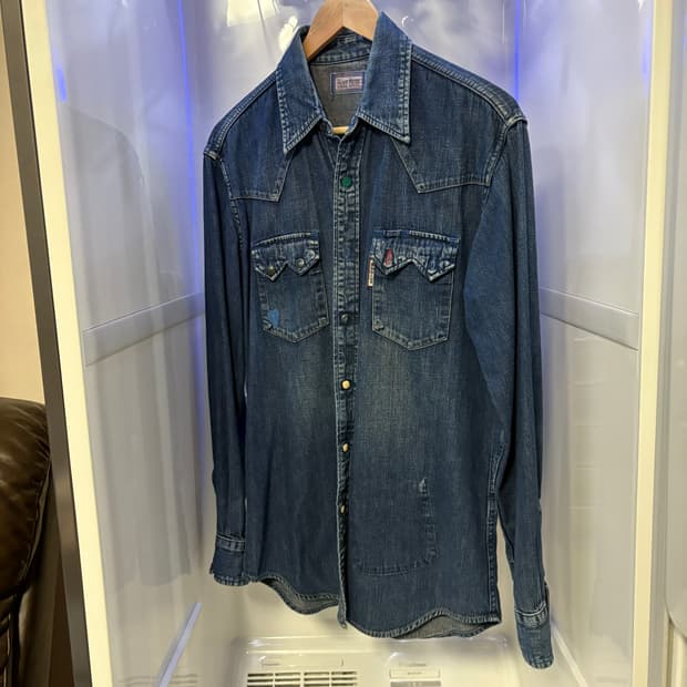 [2] blueblue 블루블루재팬 웨스턴 데님셔츠