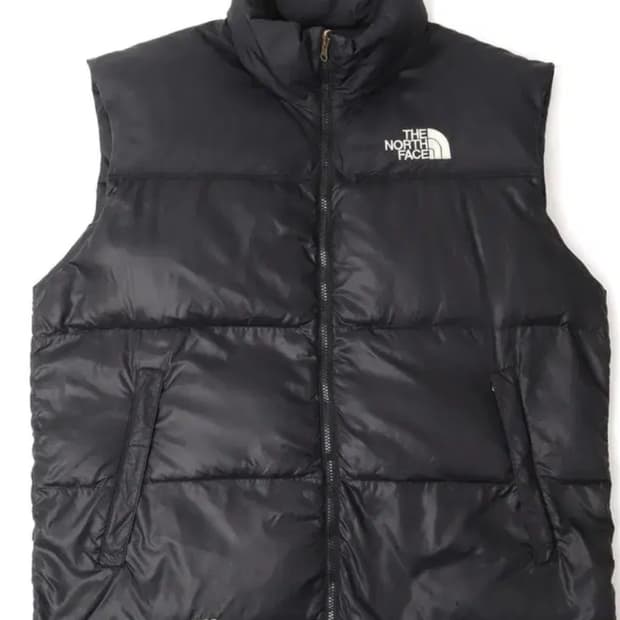 no.110 노스페이스 700 블랙 패딩 조끼  xl 