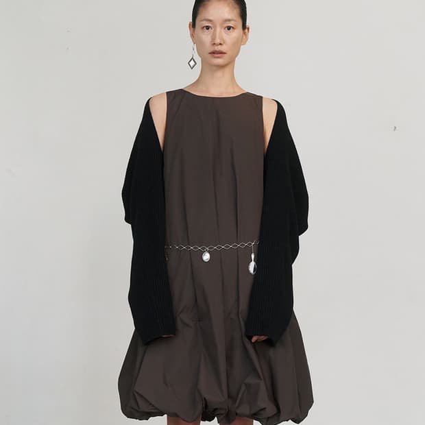 아모멘토(AMOMENTO) RIBBED BORLERO _BLACK 볼레로