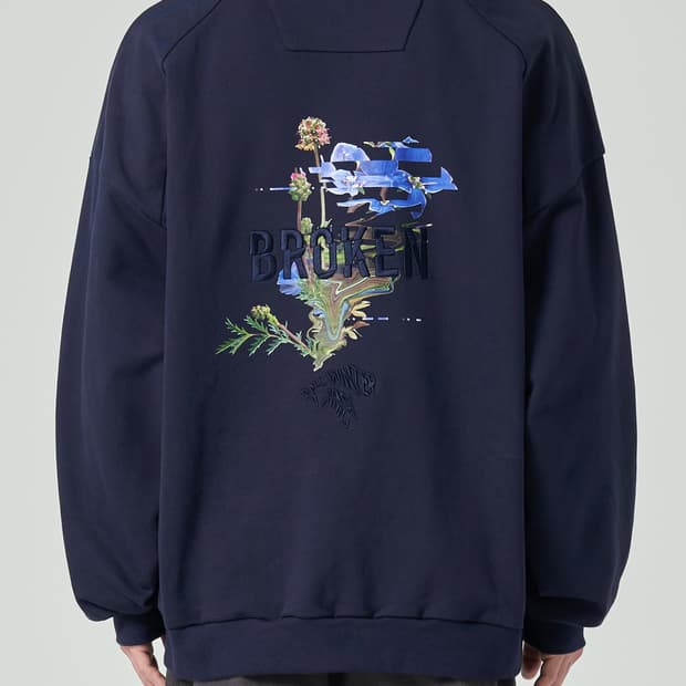 준지 브로큰 스웻셔츠