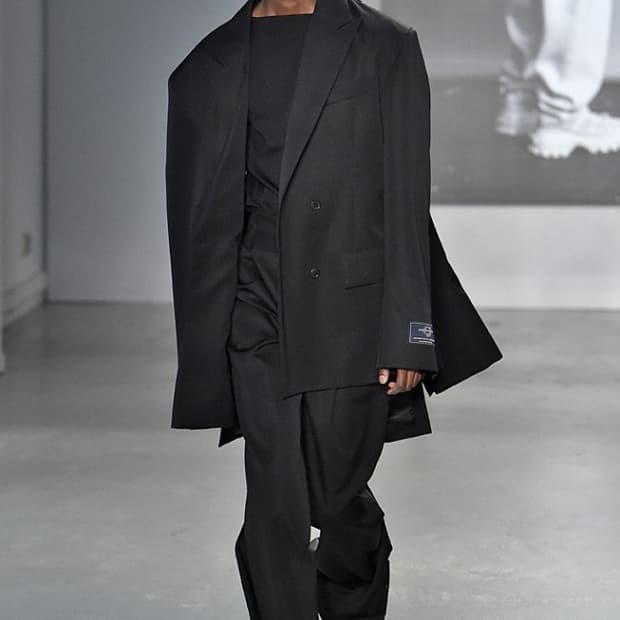 준지맛 지오송지오 나일론 와이드 팬츠 78 (1회착)