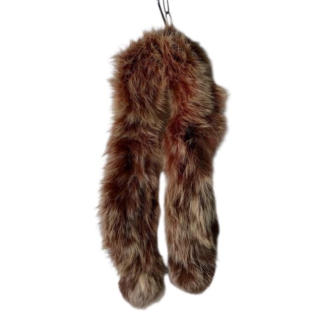 빈티지 폭스퍼 머플러