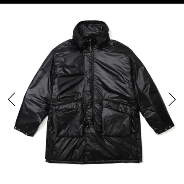페치선데이 PrimaLoft balmacaan coat BLACK