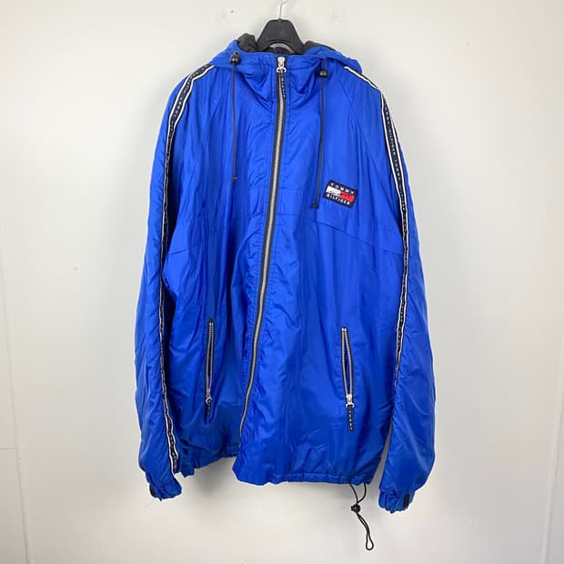 타미힐피거 90s 사이드라인 패디드 바람막이 자켓 2XL