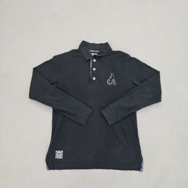 [95] 빈폴 자전거 로고 긴팔 카라 티셔츠 1223J2