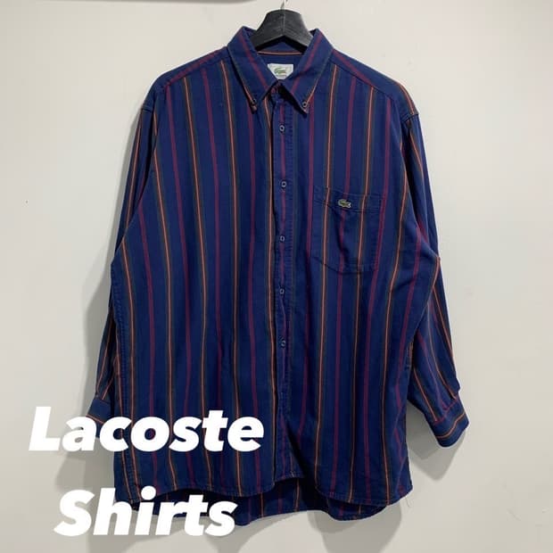 라코스테 스트라이프셔츠